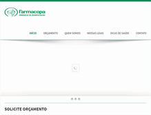 Tablet Screenshot of farmacopa.com.br
